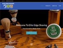 Tablet Screenshot of eliteedgeshaving.com